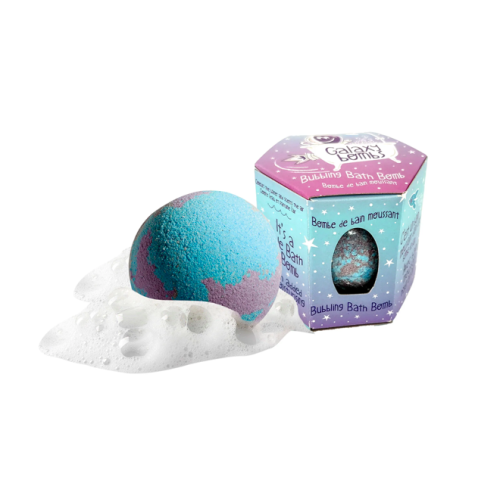 Loot - Galaxy Bombs - Bombe effervescente moussante pour le bain - Ciel de Nuit (Mauve/Bleu)